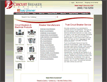 Tablet Screenshot of circuitbreakerservice.com
